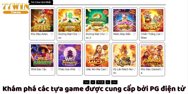 kham-pha-cac-tua-game-duoc-cung-cap-boi-pg-dien-tu